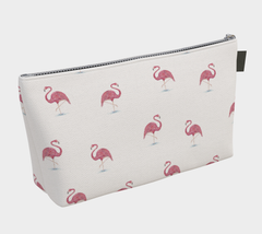 Flamingo makeup bag