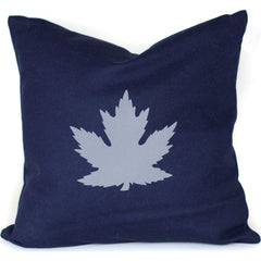 Maple Leaf Merino Wool Throw Pillow.